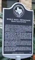 image of historical marker on utmb's galveston campus 